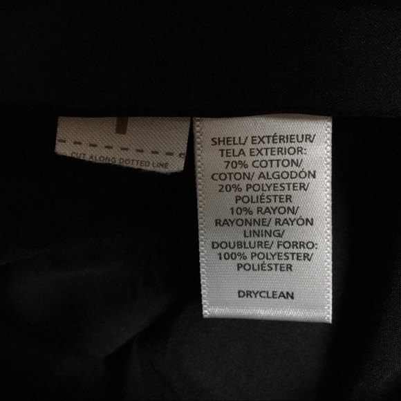 LOFT Tweed Skirt Mini Pencil Slash Pockets 0P - Picture 8 of 8